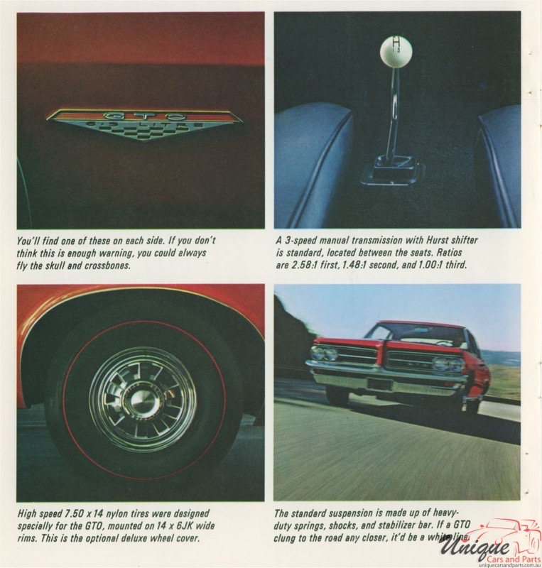 1964 Pontiac GTO Brochure Page 2